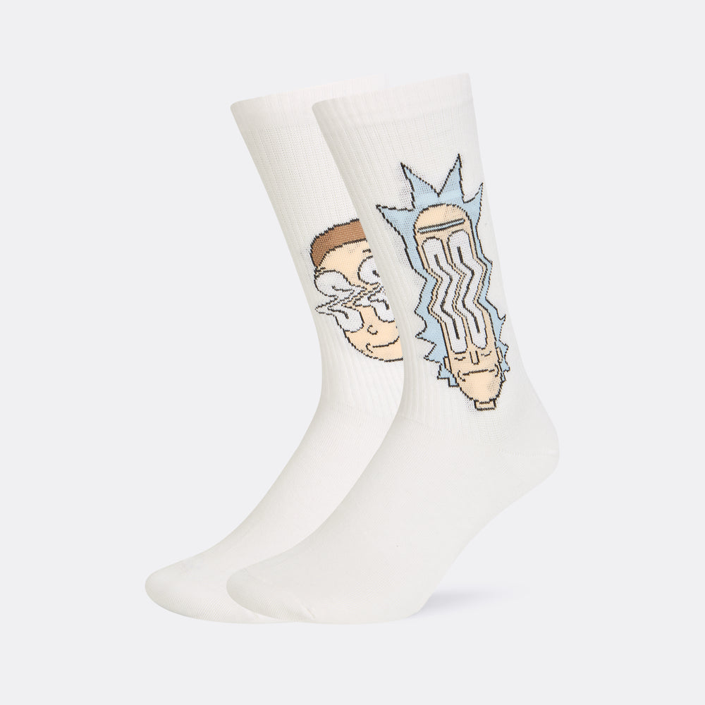 Men's Rick & Morty Themed High Ankle Socks
