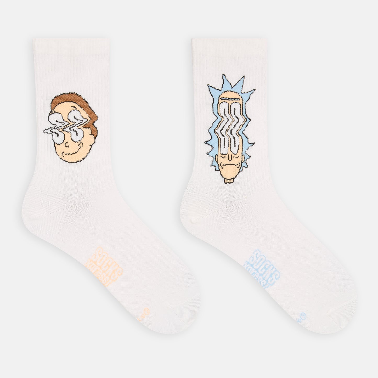 Men's Rick & Morty Themed High Ankle Socks