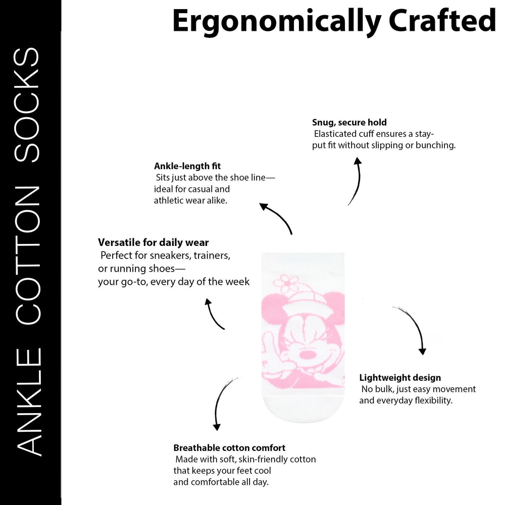 
                      
                        Women’s Disney Mickey & Minnie Lowcut Socks
                      
                    