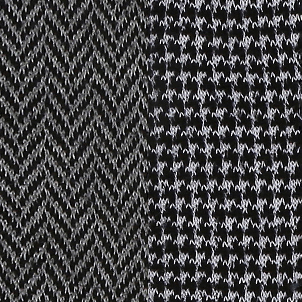 
                      
                        Men’s Luxury Houndstooth & Herringbone Crew Socks | Black | Pack of 2
                      
                    