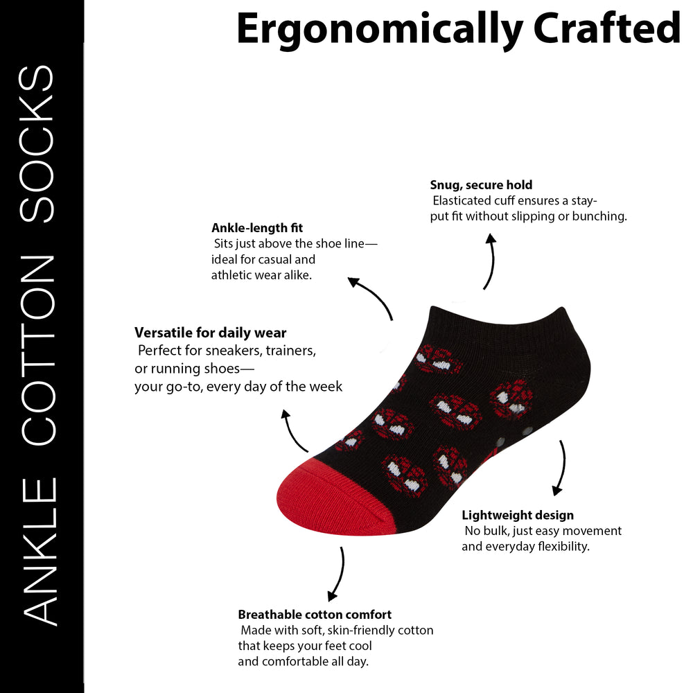 
                      
                        Kid’s Spiderman Anti-Skid Lowcut Socks
                      
                    