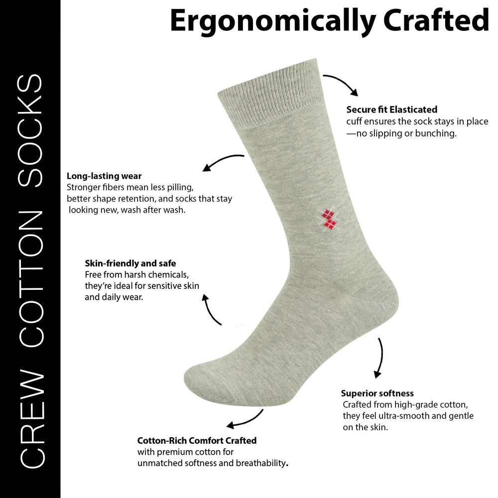 
                      
                        Men’s Motif Cotton Crew Socks
                      
                    