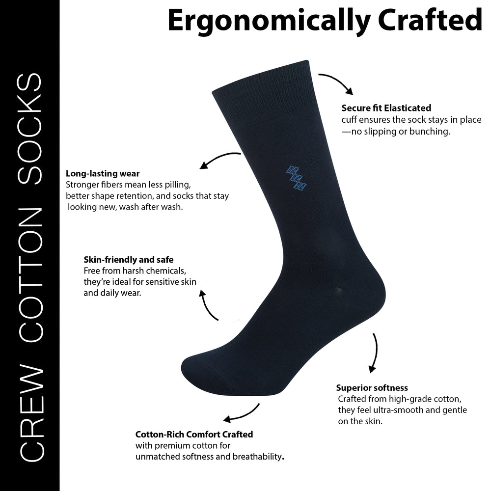 
                      
                        Men’s Motif Cotton Crew Socks
                      
                    