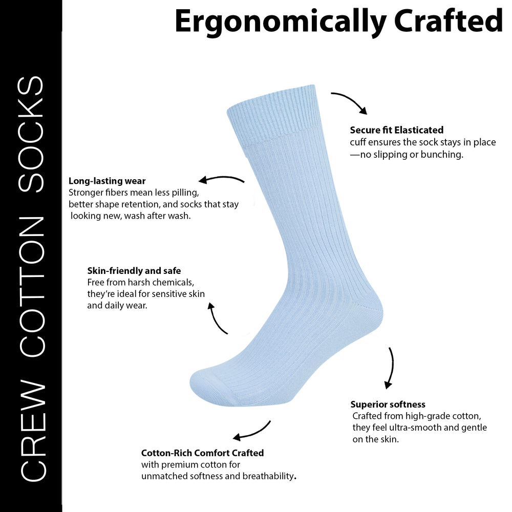 
                      
                        Men’s Cotton Crew Socks
                      
                    