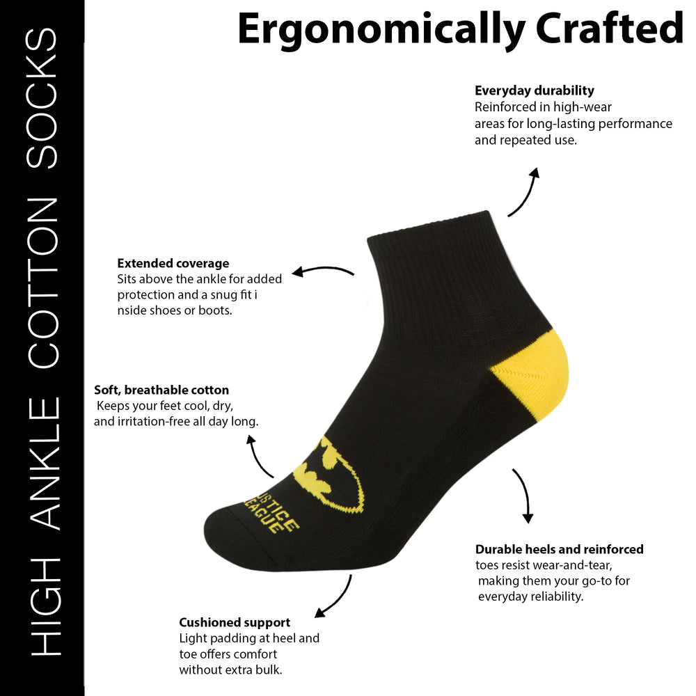
                      
                        Men’s Justice League Themed Ankle Socks
                      
                    