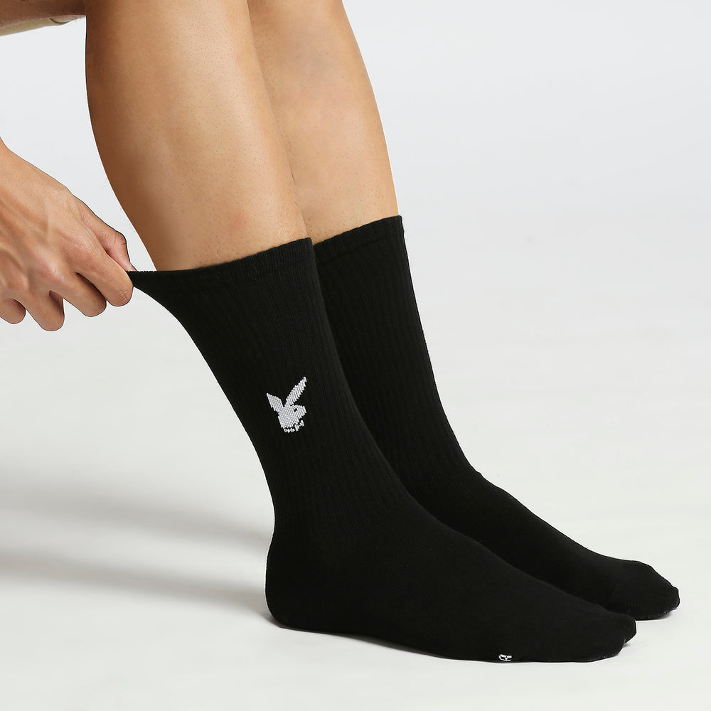 
                      
                        Men’s Playboy Solid Crew Socks
                      
                    