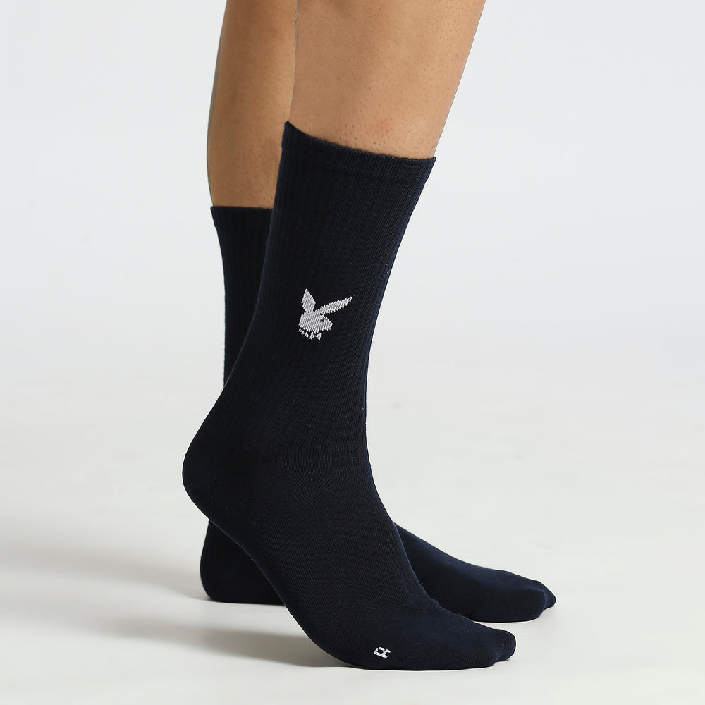 
                      
                        Men’s Playboy Solid Crew Socks
                      
                    