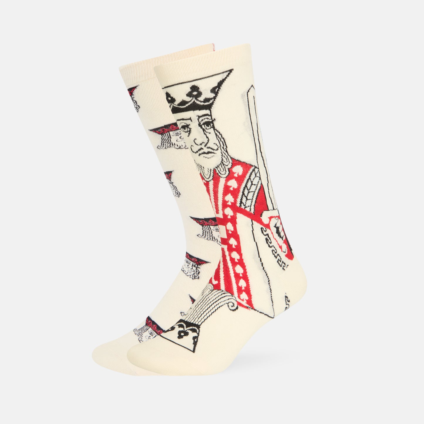 Men’s Bicycle Poker Themed Crew Socks