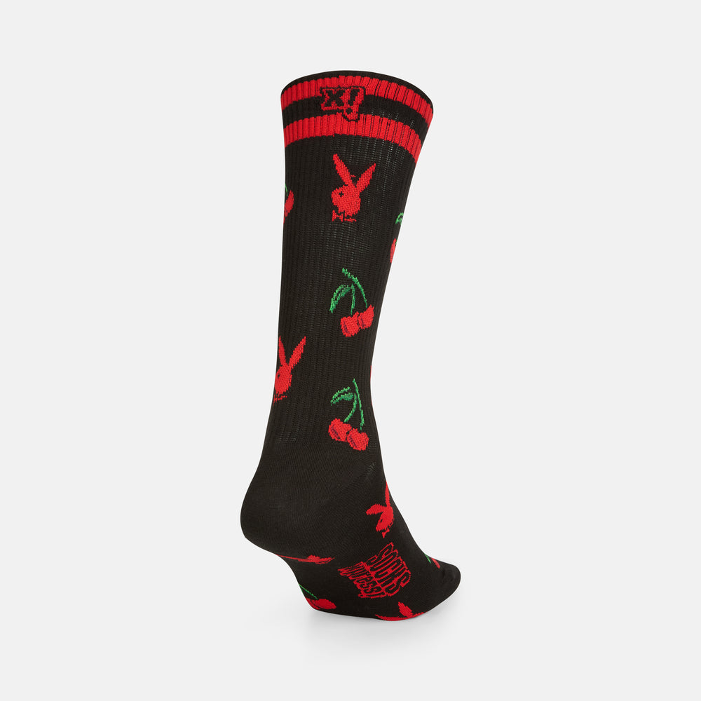 
                      
                        Men's Playboy Cherry Themed Crew Socks
                      
                    