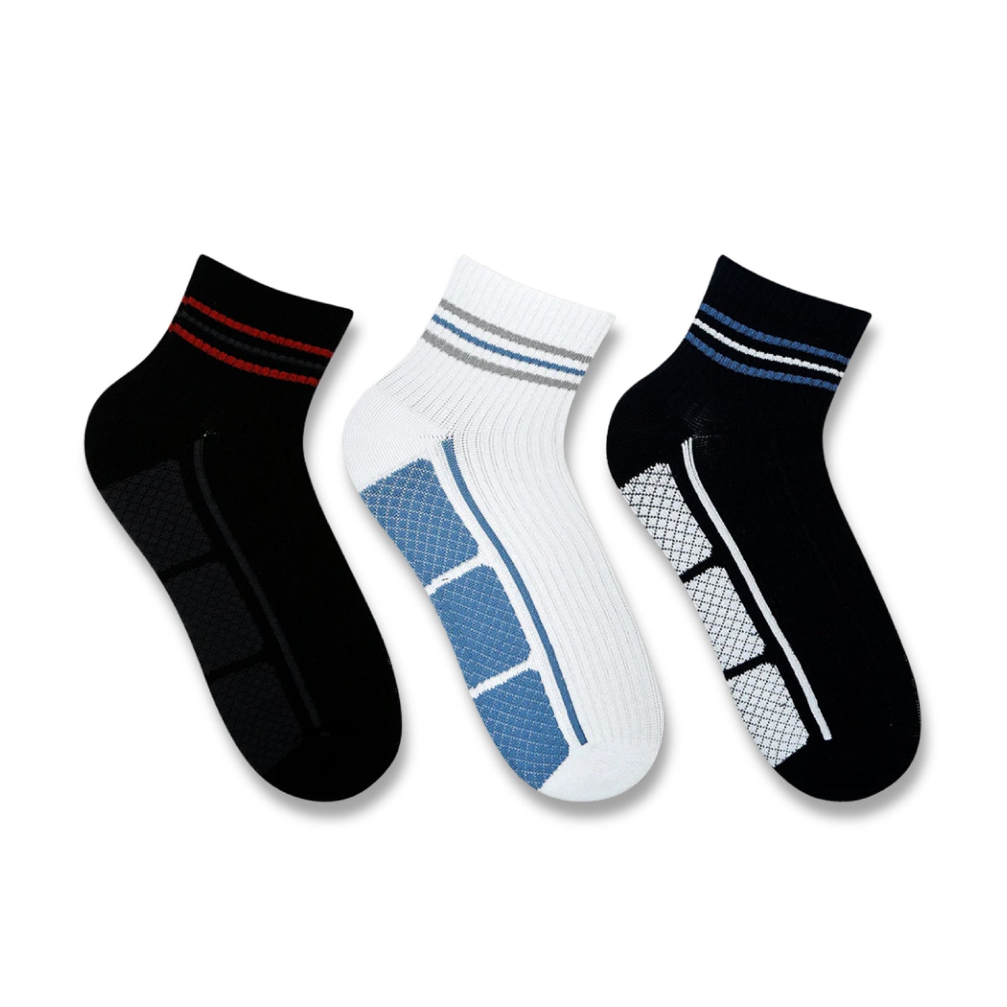 Men’s Full Cushioned High Ankle Socks
