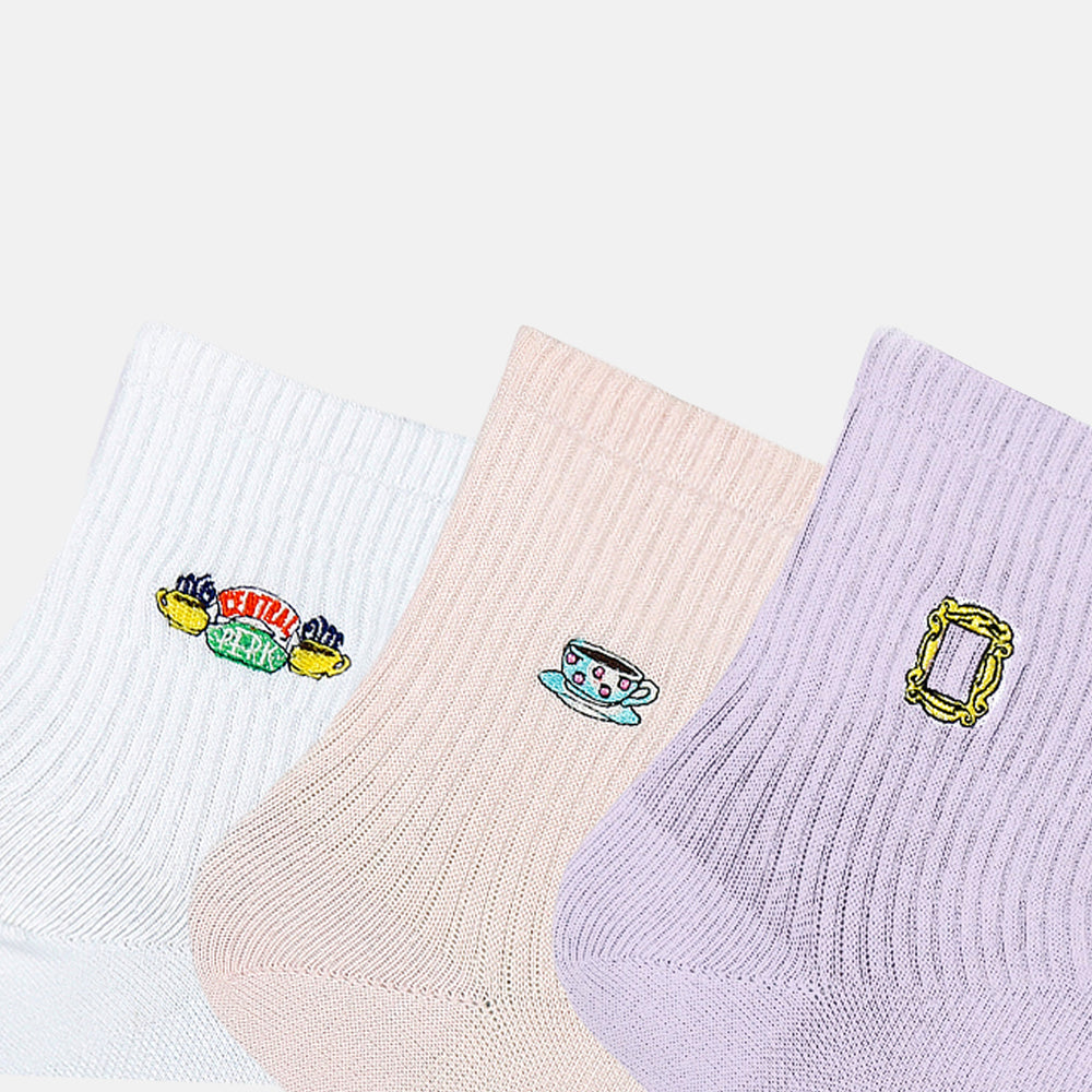 
                      
                        Women’s F.R.I.E.N.D.S Themed High Ankle Socks
                      
                    
