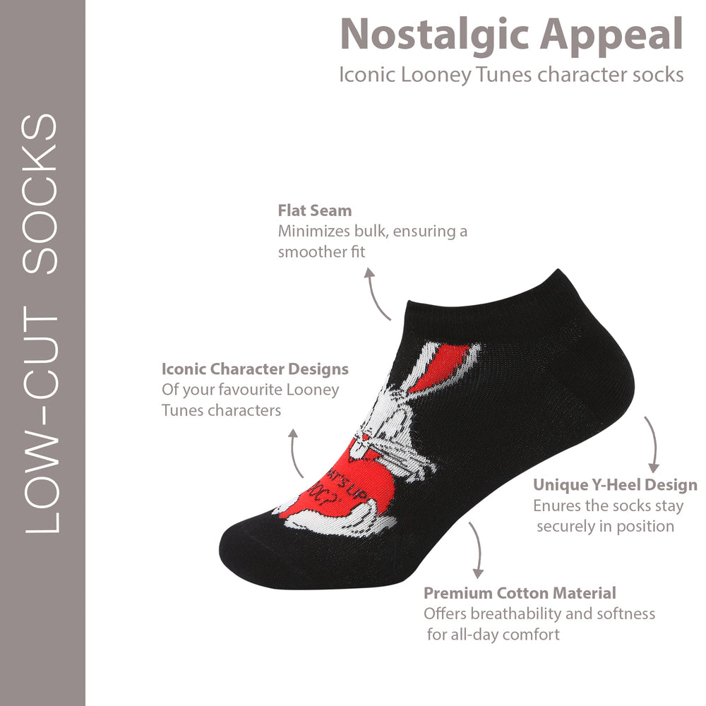 
                      
                        Women’s Looney Tunes Cartoon Lowcut Socks
                      
                    