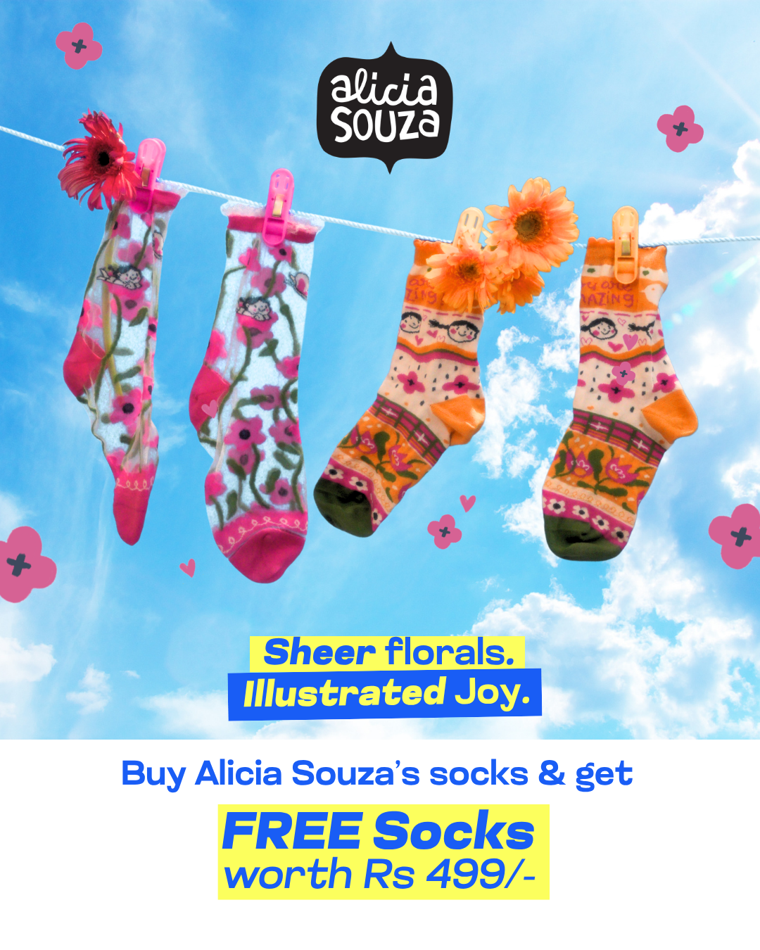 The Canvas! ft. Alicia Souza Women’s Crew Socks