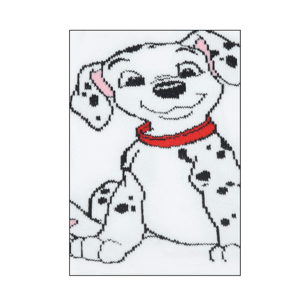
                      
                        Balenzia x Disney Character Cushioned Ankle socks for women-101 Dalmations (Pack of 1 Pair/1U)-White - Balenzia
                      
                    