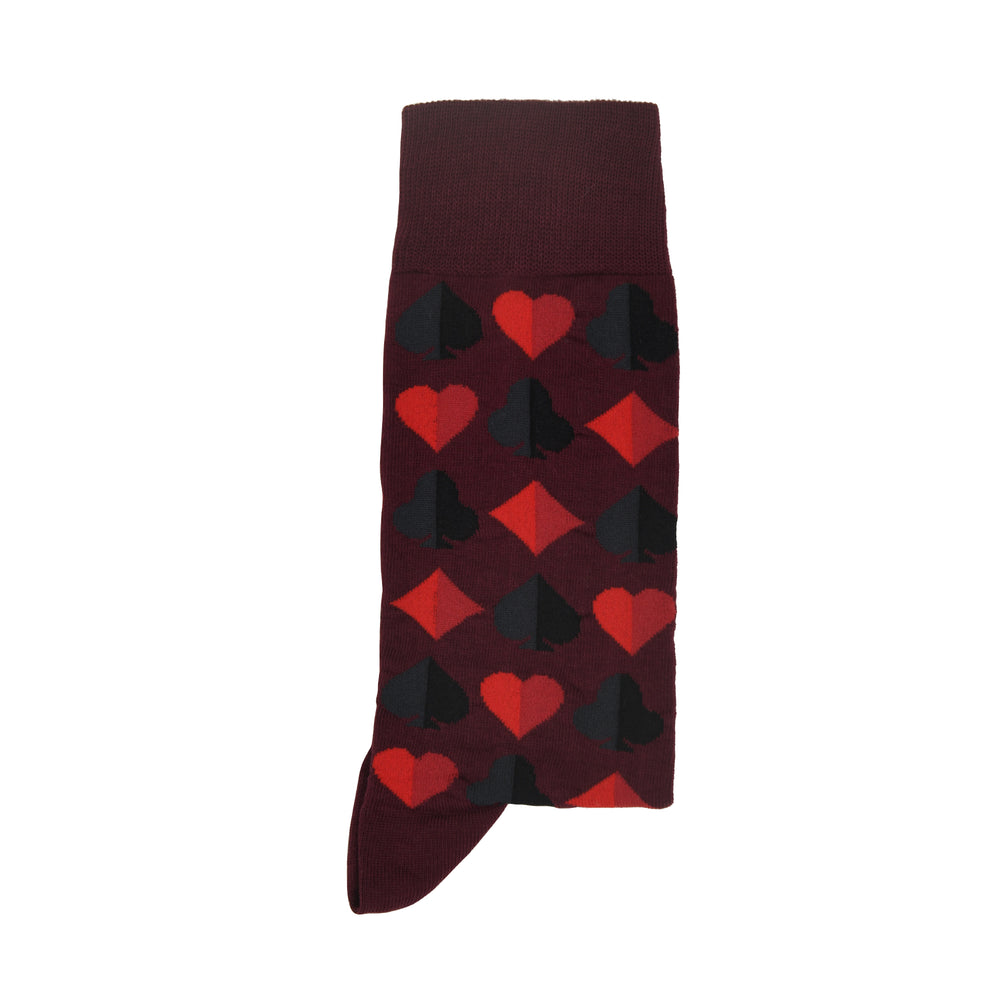 
                      
                        Balenzia Special Edition Poker Crew Socks for Men (Free Size) (Pack of 2 Pairs) (Maroon and Black) - Balenzia
                      
                    