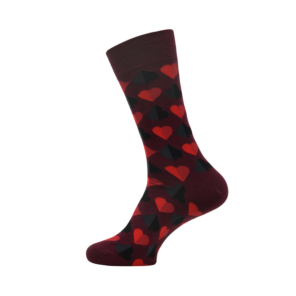 
                      
                        Balenzia Special Edition Poker Crew Socks for Men (Free Size) (Pack of 2 Pairs) (Maroon and Black) - Balenzia
                      
                    