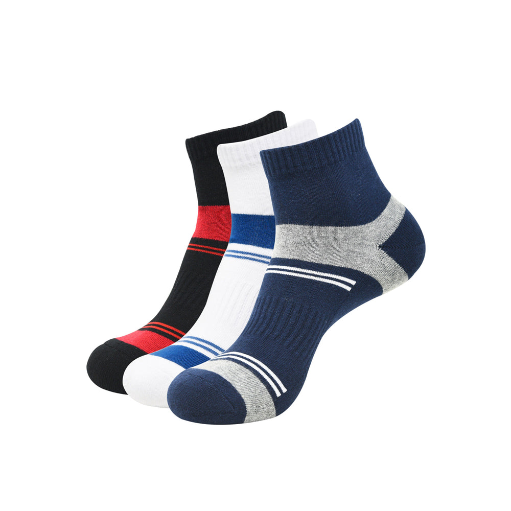 Balenzia High Ankle Socks for Men (Pack of 3 Pairs/1U)- Sports Socks - Balenzia