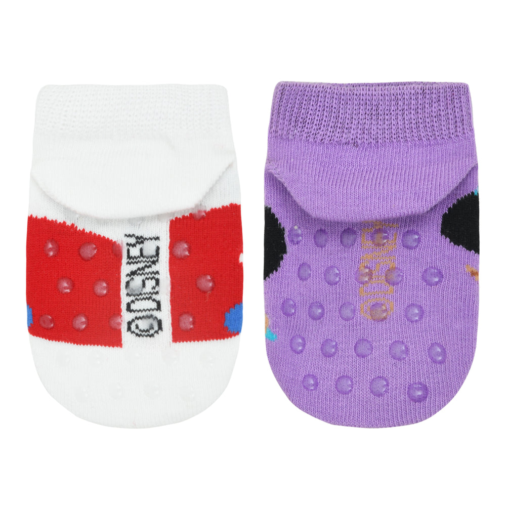 
                      
                        Balenzia x Disney Princess Anti-Skid Lowcut socks for Kids- Snow White, Jasmine (Pack of 2 Pairs/1U) (White, Purple) - Balenzia
                      
                    