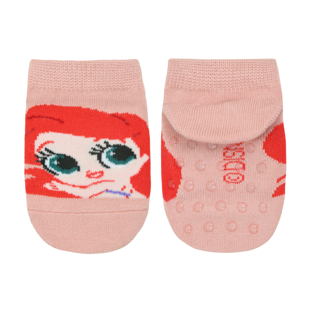 
                      
                        Balenzia x Disney Princess Anti-Skid Lowcut socks for Kids- Cinderella, Ariel (Pack of 2 Pairs/1U) (Pink, Blue) - Balenzia
                      
                    