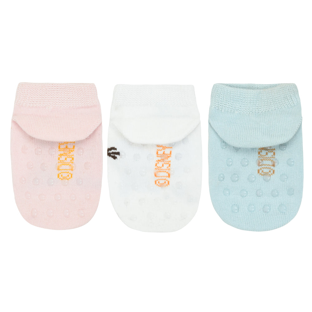 
                      
                        Balenzia x Disney Anti-Skid Lowcut socks for Kids | Disney Frozen Socks for Girls-Elsa, Anna, Olaf (Pack of 3Pairs/1U) (Pink, Blue, White) - Balenzia
                      
                    