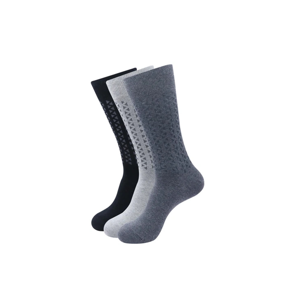 
                      
                        Balenzia Men's Cotton Crew/Calf length socks-(Pack of 3 Pairs/1U) (Black,L.Grey,D.Grey) - Balenzia
                      
                    