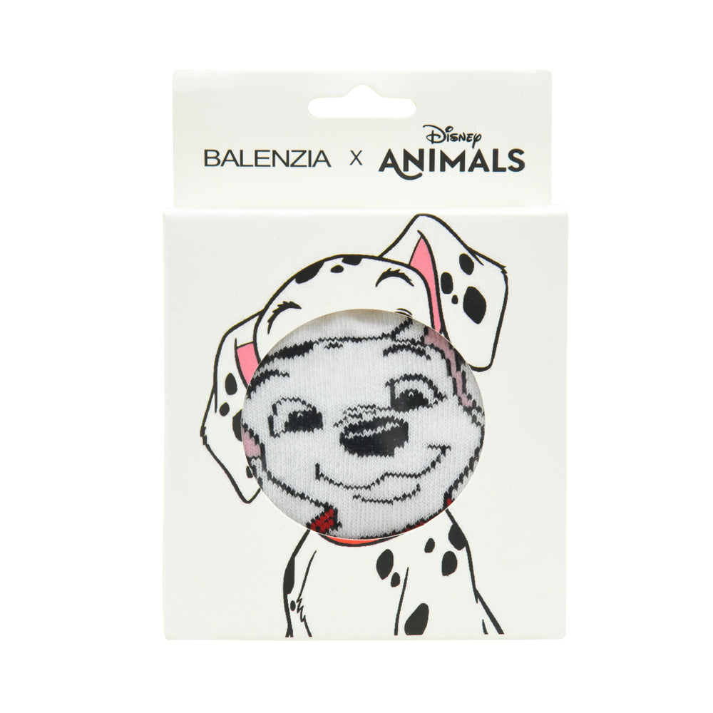 
                      
                        Balenzia x Disney Character Cushioned Ankle socks for women-101 Dalmations (Pack of 1 Pair/1U)-White - Balenzia
                      
                    