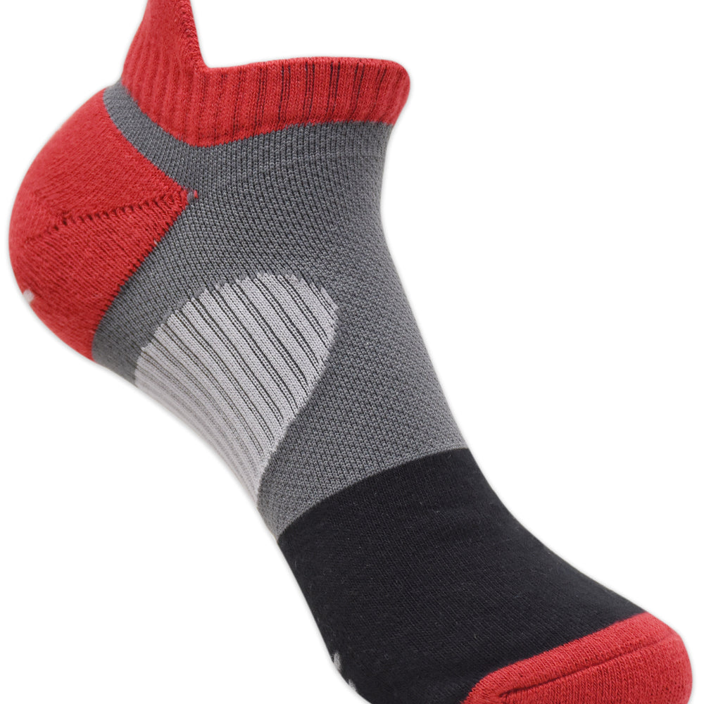 
                      
                        Balenzia Women's low cut skid proof, gym socks with mesh knit- Grey, Blue, Black-(Pack of 3 Pairs/1U) - Balenzia
                      
                    