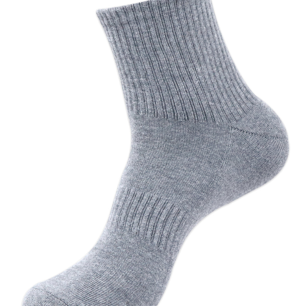 
                      
                        Balenzia Men's Full Cushioned Terry/Towel Ankle Sports Socks, Gym Socks- Light Grey (Pack of 3 Pairs/1U) - Balenzia
                      
                    