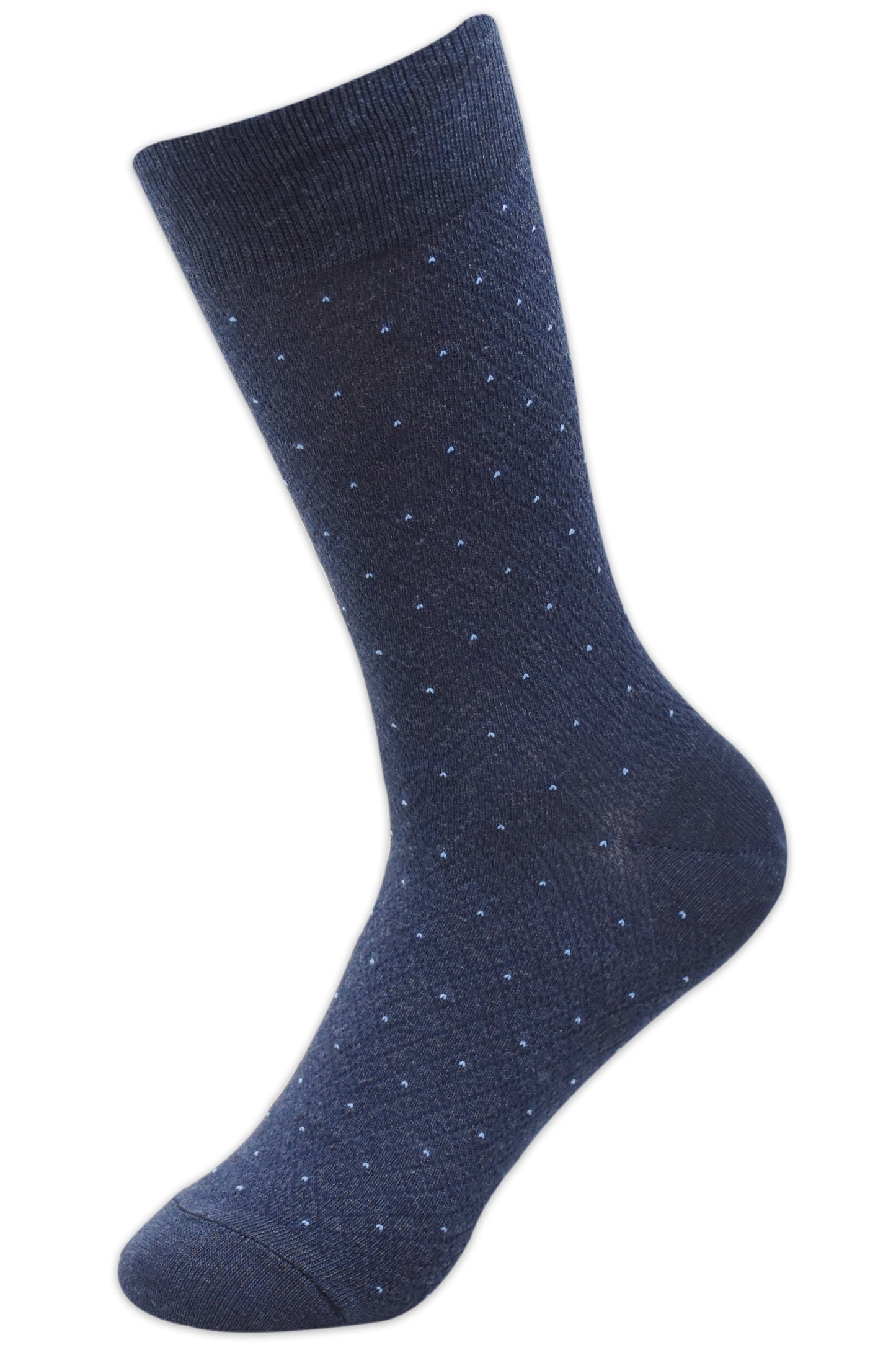 Balenzia Men's Small Polka Modal Crew length Socks (Pack of 4 Pairs/1U) - Balenzia