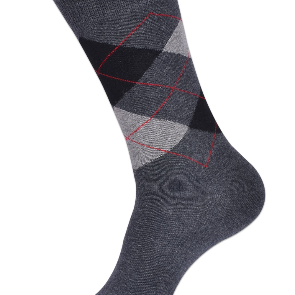 
                      
                        Balenzia Men's Classic Argyle Socks- (Pack of 3 Pairs/1U) (Black,D.Grey,Brown) - Balenzia
                      
                    