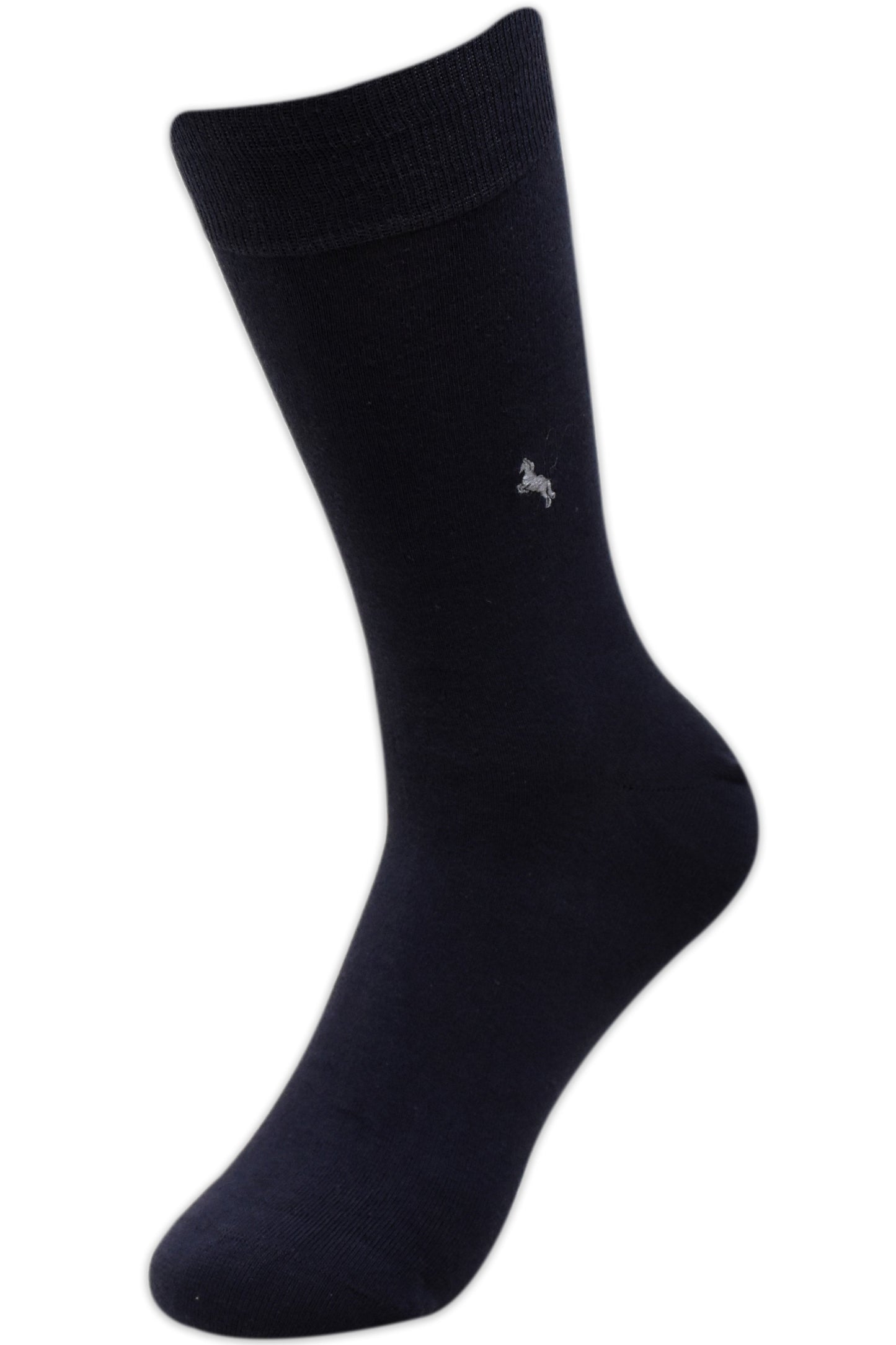 Balenzia Men’s Formal Organic Cotton Socks- Black, Navy, Dark Grey- (Pack of 3 Pairs/1U) - Balenzia