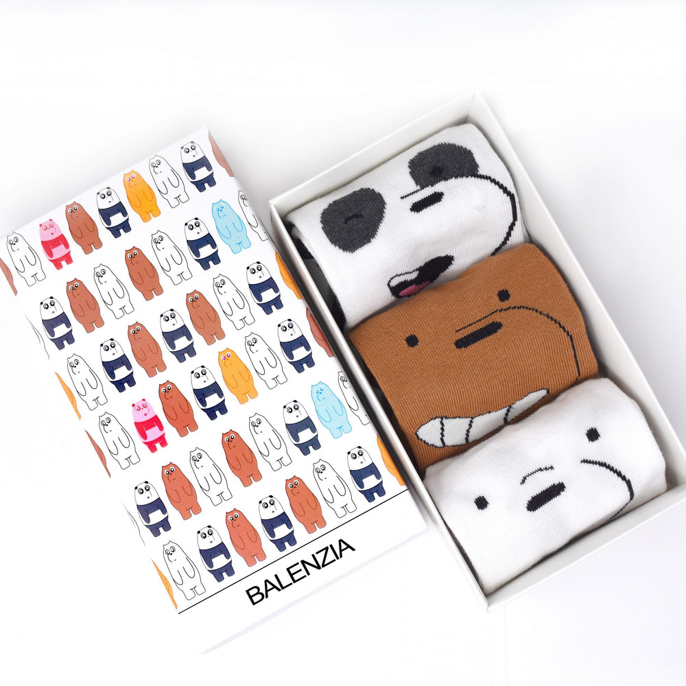 
                      
                        We Bare Bears By Balenzia Low Cut Socks for Kids (Pack of 3 Pairs/1U)(7-9 YEARS) - Balenzia
                      
                    
