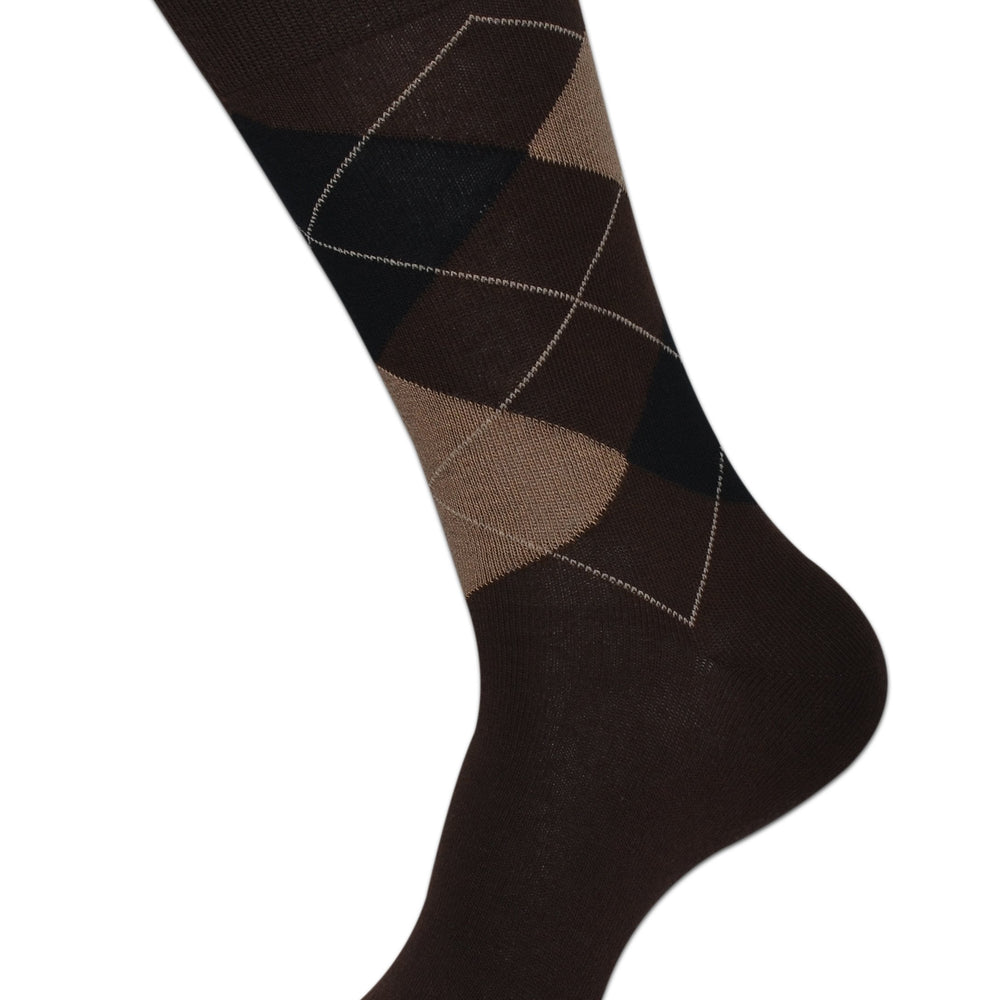 
                      
                        Balenzia Men's Classic Argyle Socks- (Pack of 3 Pairs/1U) (Black,D.Grey,Brown) - Balenzia
                      
                    