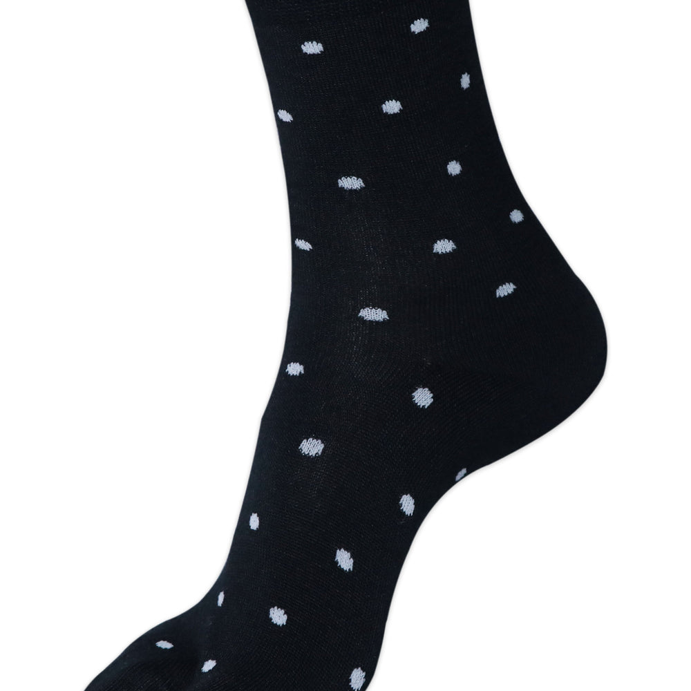 
                      
                        Balenzia Women's Polka Patterned Woolen Toe Socks- Black-L.grey-Beige (Pack of 3 Pairs/1U) - Balenzia
                      
                    