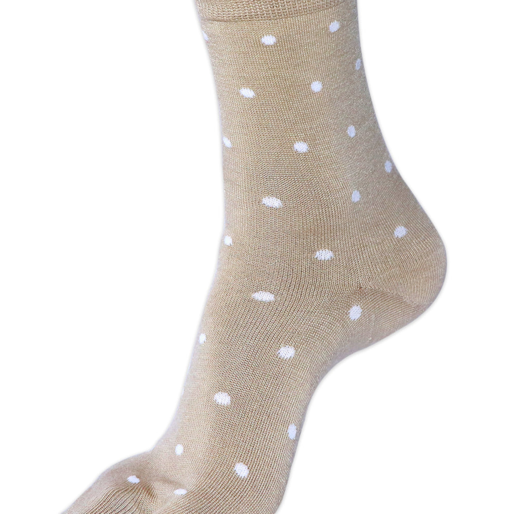
                      
                        Balenzia Women's Polka Patterned Woolen Toe Socks- Black-L.grey-Beige (Pack of 3 Pairs/1U) - Balenzia
                      
                    