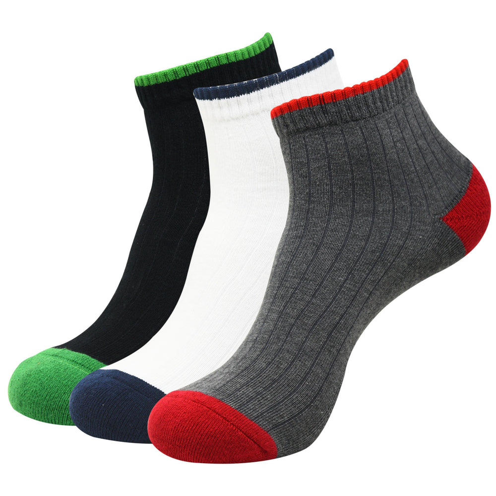 Balenzia High Ankle Socks for Men (Pack of 3 Pairs/1U)- Sports Socks - Balenzia