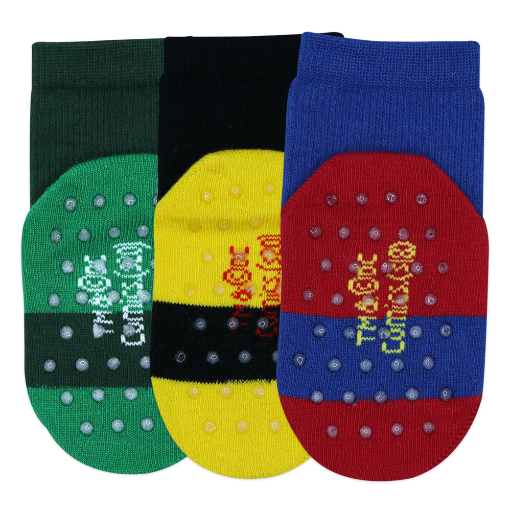 
                      
                        Justice League By Balenzia High Ankle Socks for Kids with Anti-Skid Silicone Technology (Pack Of 3 Pairs/1U)(1-2 Years)(2-3 Years)Superman, Batman, Green Lantern - Balenzia
                      
                    