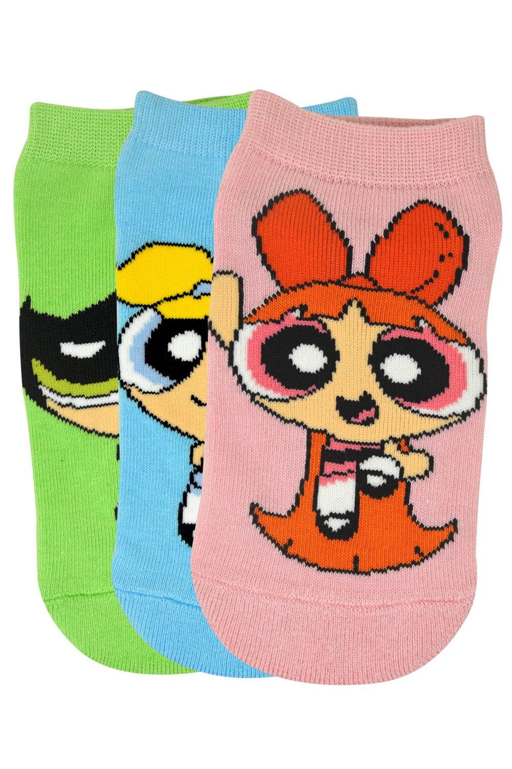 Powerpuff Girls By Balenzia Low Cut Socks for Kids (Pack of 3) - Balenzia