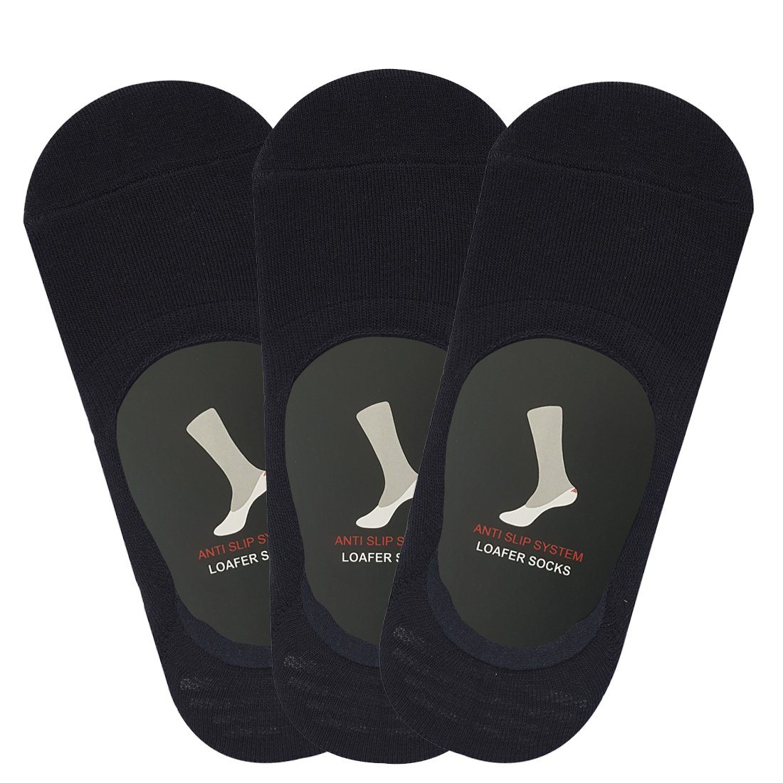 Balenzia Loafer Socks for Men (Pack of 3 Pairs/1U) - Balenzia