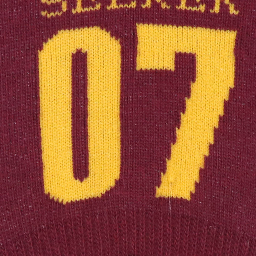 
                      
                        Balenzia x Harry Potter Potter 07, Lightning Bolt & Glasses, Platform 9 3/4 No Show Socks for Women(Pack of 3 Pairs/1U)- Yellow & Maroon - Balenzia
                      
                    
